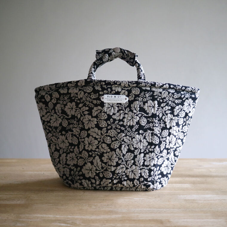【美品】R&D.M.Co. ワイルドベリー柄　マルシェバッグ R&D.M.Co- / OLDMAN'S TAILOR WILD BERRY MARCHE BAG オールド