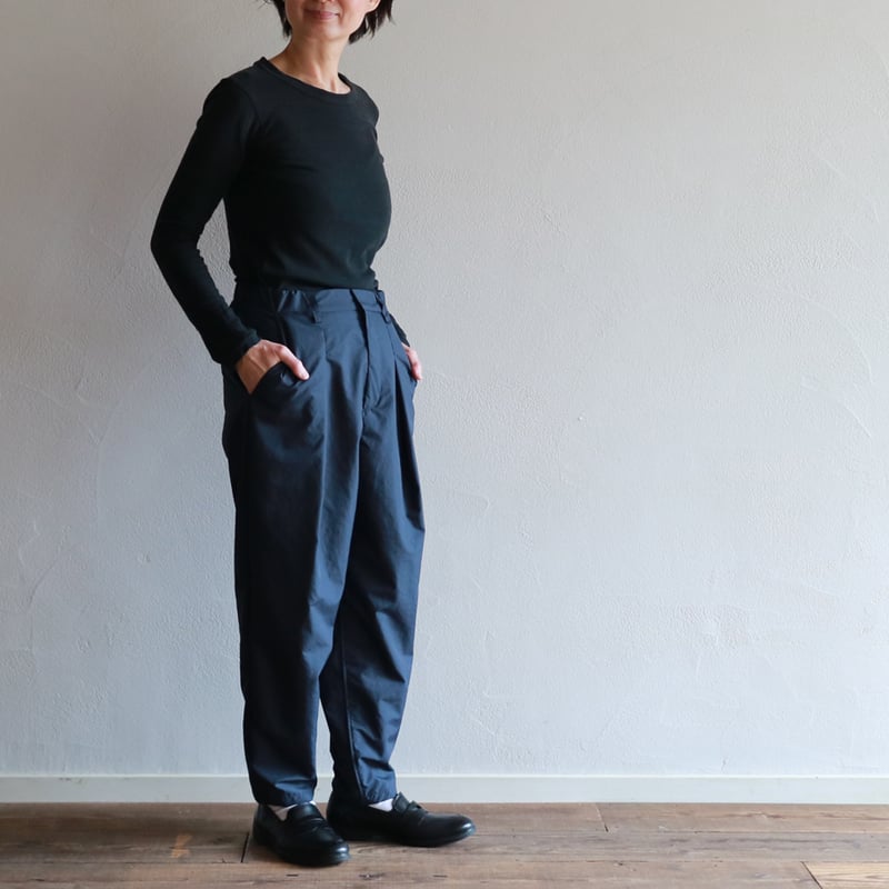 PESERICO（ペゼリコ）コットン 1タック テーパードパンツ 48 PESERICO(ペセリコ) パンツ通販｜woollen online store