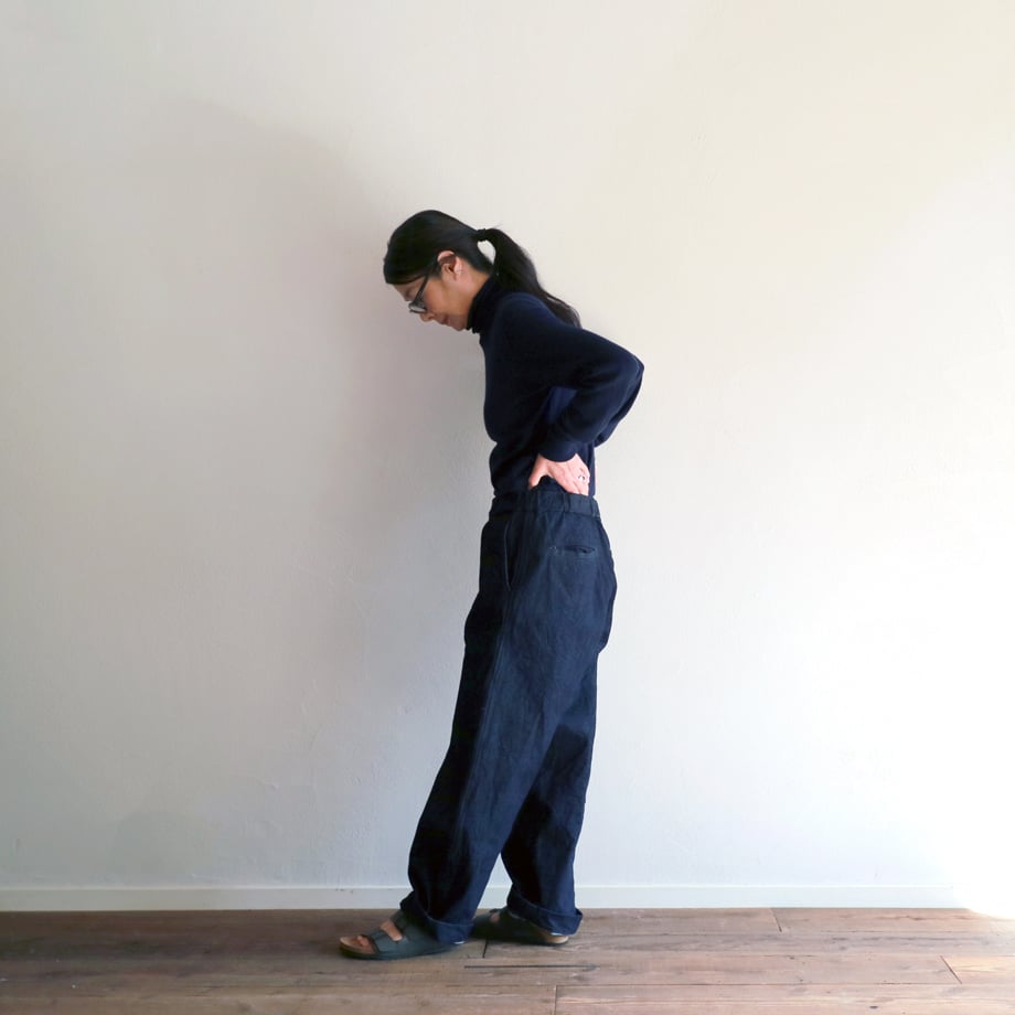 13.5oz.セルビッチクラッシックデニムイージーフィールドトラウザー