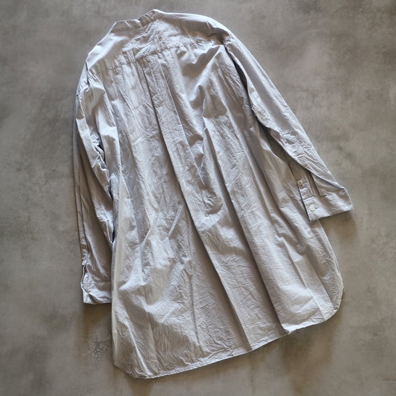 トゥジュー toujoursファインヤーンコットンクラッシックバンドカラーシャツ ファインヤーンコットンクラッシックバンドカラーシャツ／TOUJOURS | ovede