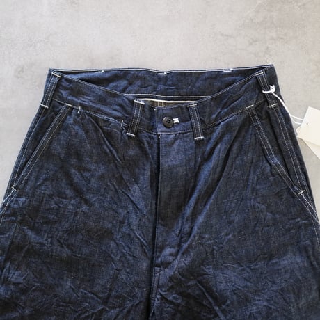 10.5ozセルビッチデニムクラシックペインターパンツ／TOUJOURS