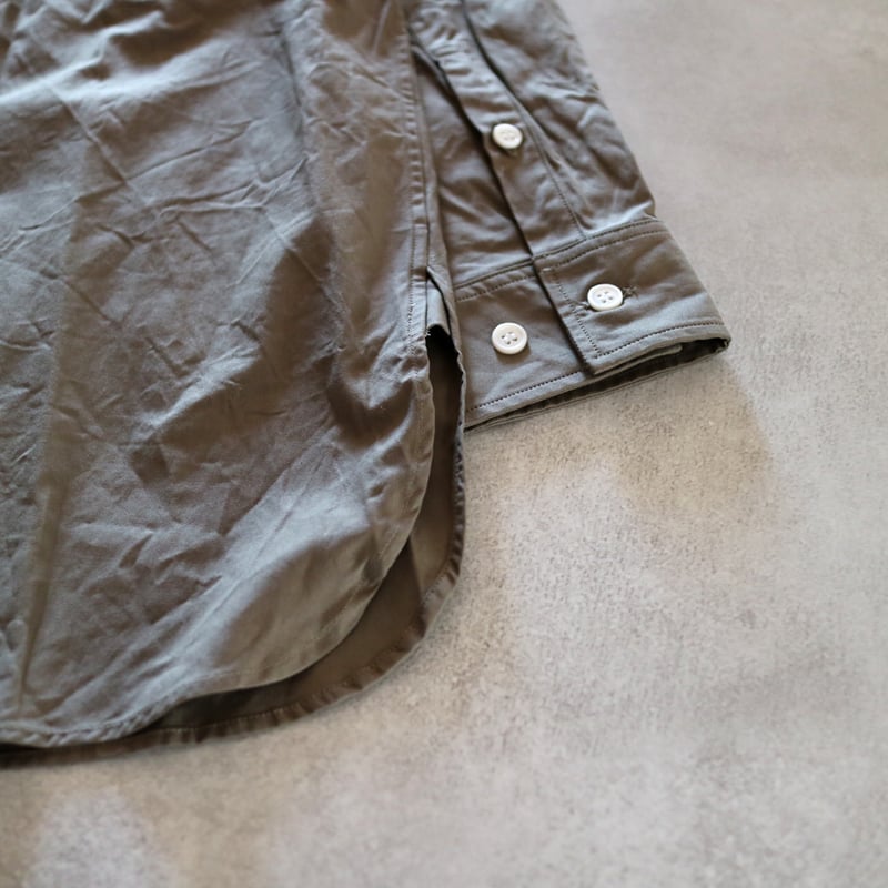 コットントリプルヤーンツイルバギーB.D.シャツ／TOUJOURS | ovede