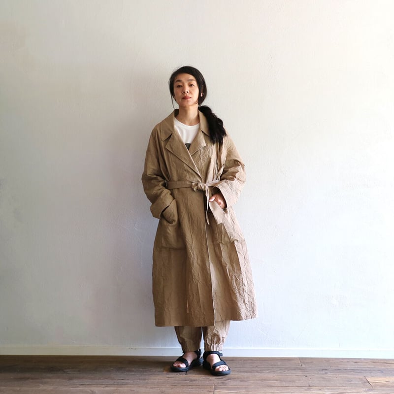 変形 80's 90's vintage オーバーサイズ ドレープ コート 100年コート＞オーバーサイズドトレンチモデル