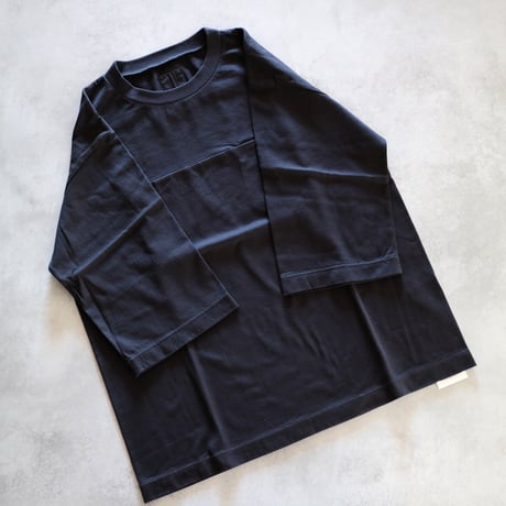 オーガニックファインコットンプリントフットボールTシャツ／TOUJOURS