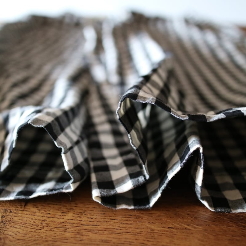 ギンガムシンルーミーパンツ／Gauze＃ | ovede