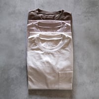 カリファルニアループウィラーコットンスリーブレスビッグポケットTシャツ／TOUJOURS
