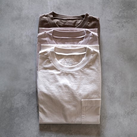 カリファルニアループウィラーコットンスリーブレスビッグポケットTシャツ／TOUJOURS