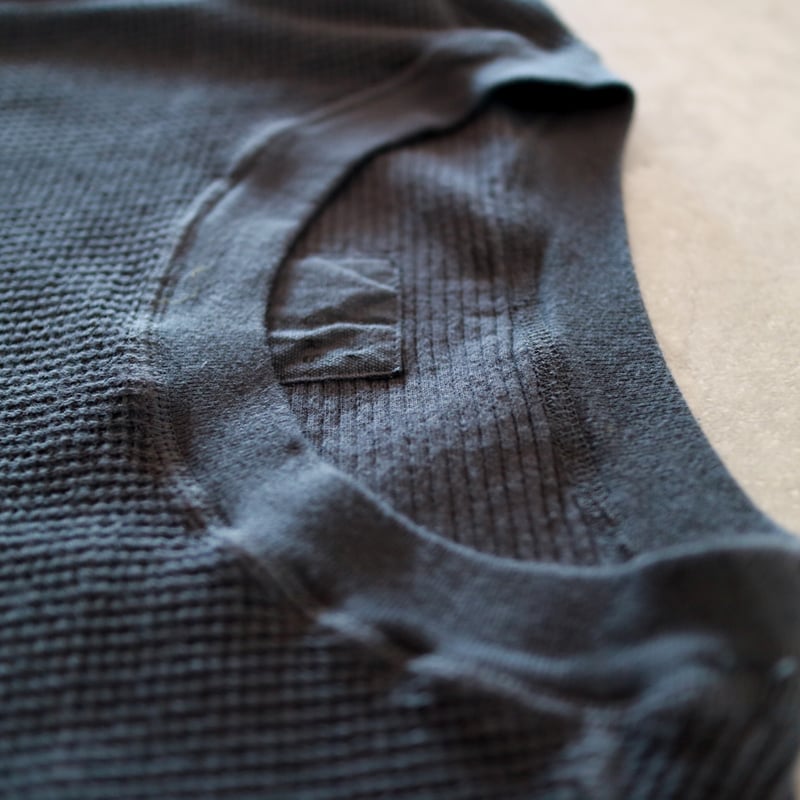 トゥジューtoujours Loose Fit UndershirtワッフルT WOMEN'S】TOUJOURS（トゥジュー）“Loose Fit Undershirt -WAFFLE