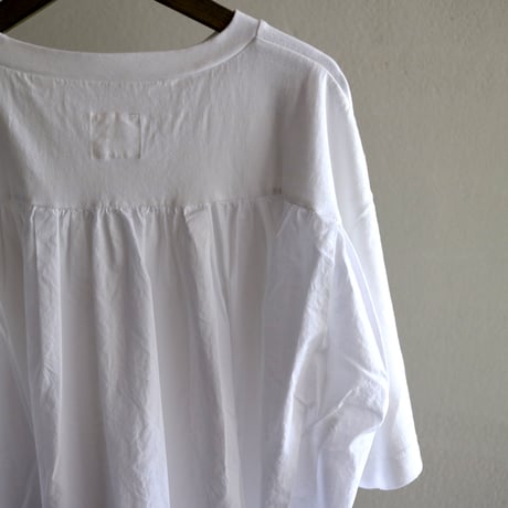 オーガニックファインコットンライトジャージーコンビネーションTシャツ／TOUJOURS