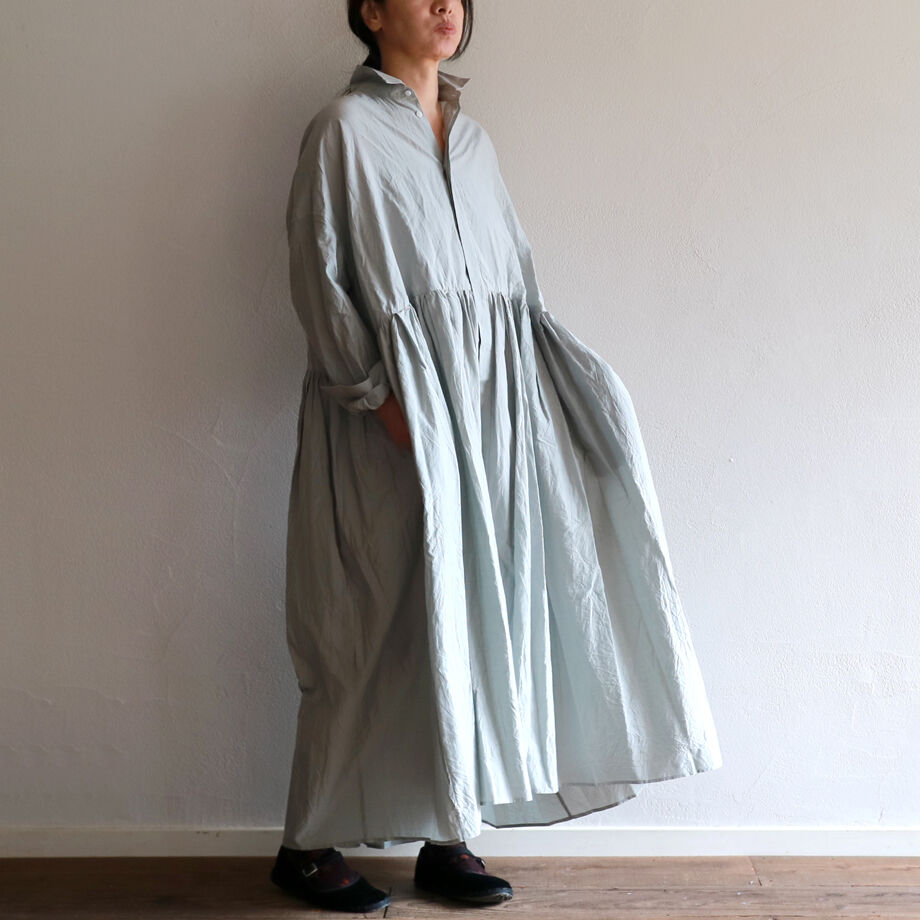 TOUJOURS pure silk dress シルクドレス ワンピース