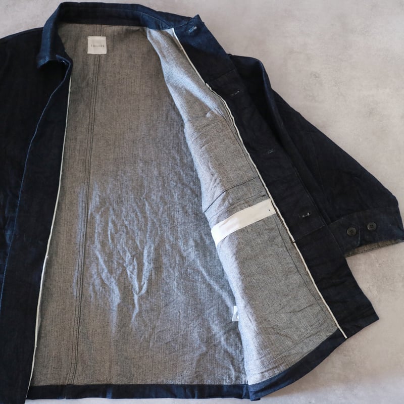 13.5oz.セルビッチクラッシックデニムカバーオールジャケット