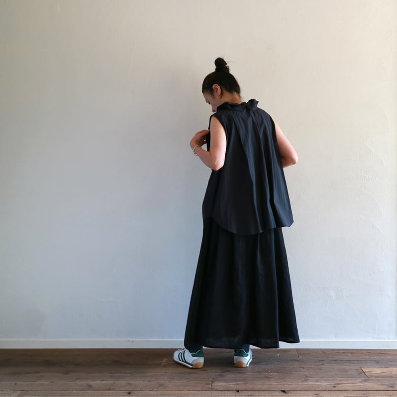 デンズリーリネンタックロングスカート／R&D.M.Co- | ovede