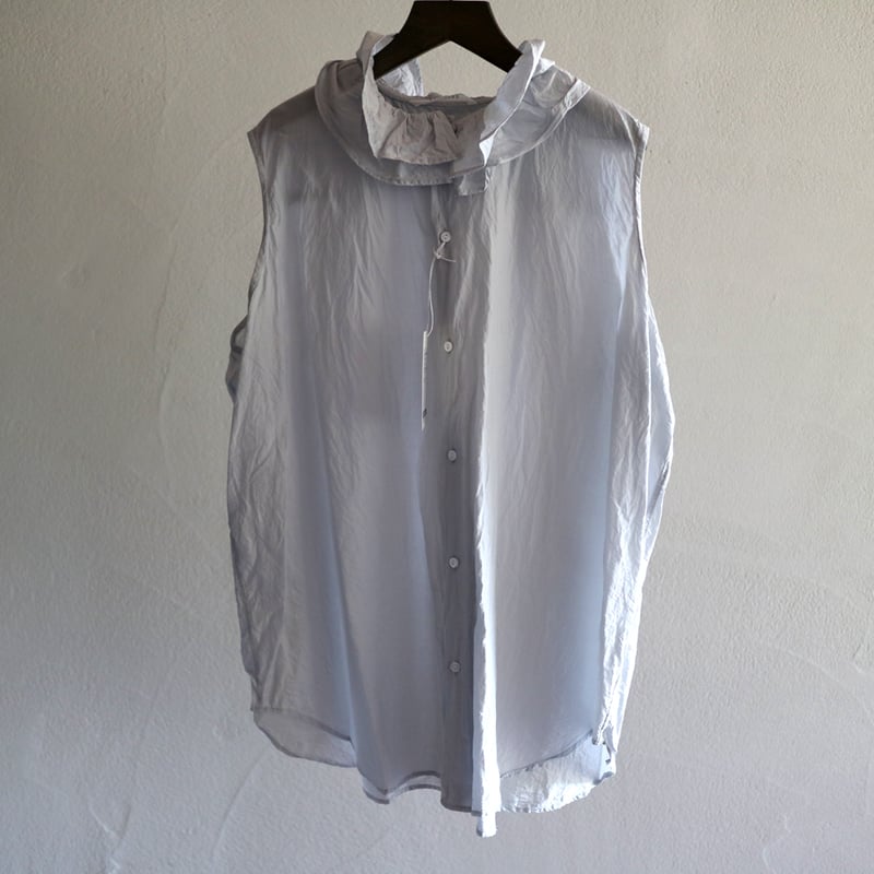 Toujours 水色 フリル付き コットンシャツ Mサイズ 2025年最新】トゥジュー toujours フリルの人気アイテム - メルカリ