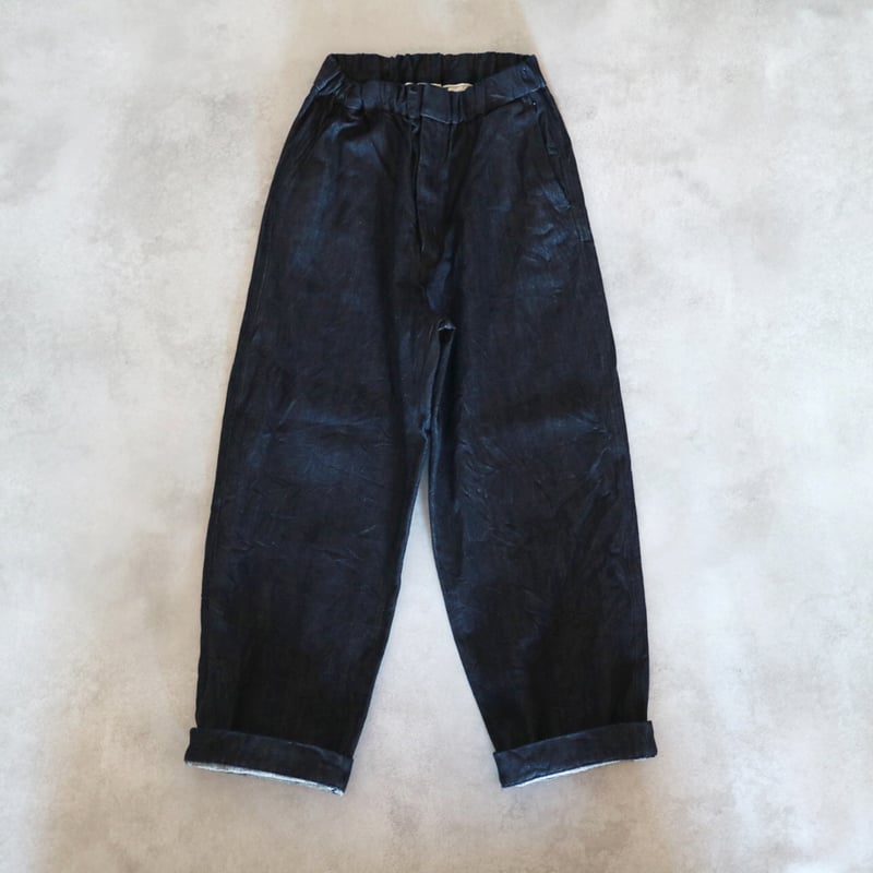 TOUJOURSトゥジュー ワークベスト&イージー パンツ セット ブルーグレー TOUJOURSトゥジュー ワークベスト&イージー パンツ セット