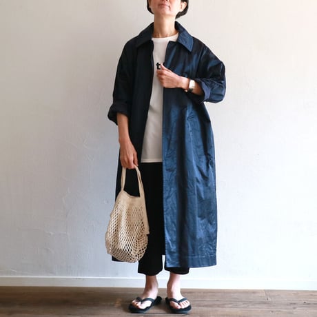 本日限定値下げ【タグ有】TOUJOURS トゥジューコットンリネンラップコート 本日限定値下げ【タグ有】TOUJOURS トゥジューコットンリネン