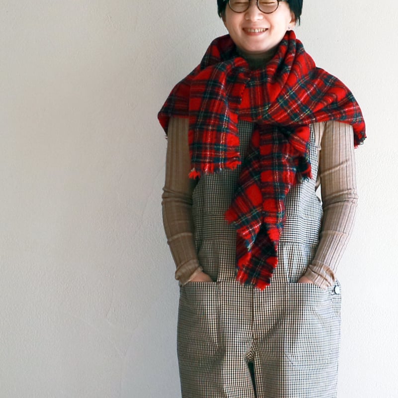 ウールタータンチェックブランケット／R&D.M.Co- | ovede