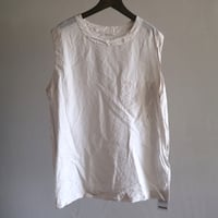 ピュアシルクハイカウントタフタポケットビッグタンクシャツ／TOUJOURS