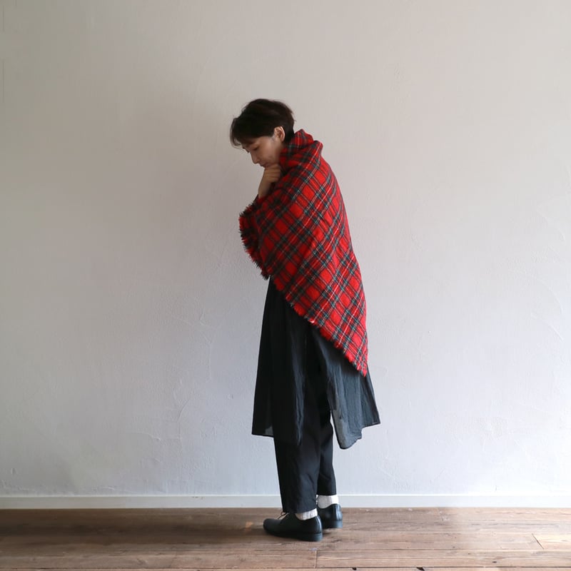 [新品]R&D.M.Co- タータンチェック ブランケット ウールタータンチェックブランケット／R&D.M.Co- | ovede