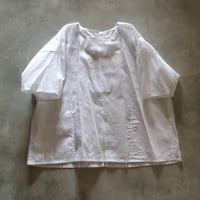 コットンボイルオーガンジーオーバーシャツ／TOUJOURS