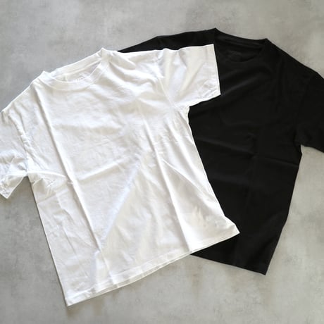 オープンエンドヤーンコットンジャージーTシャツ／TOUJOURS