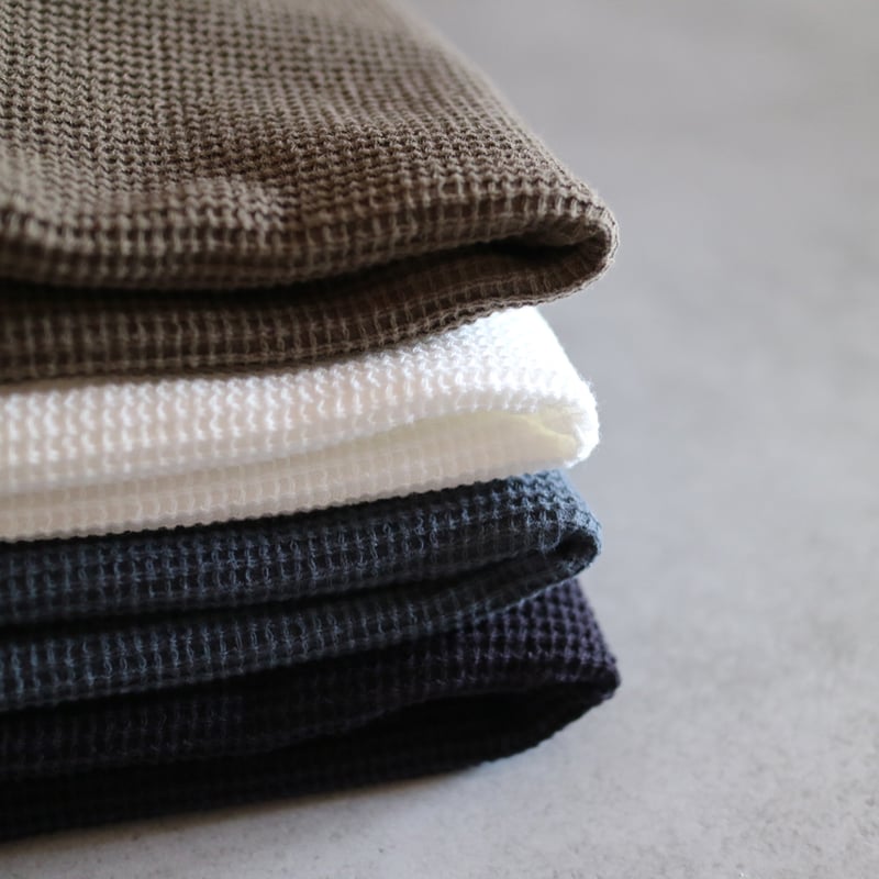 ワッフルリブコットンジャージールーズフィットアンダーシャツ