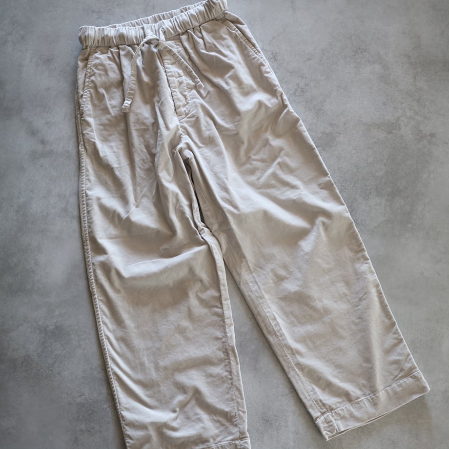 ガーメントダイコットンビスコースストレッチベルベットイージー