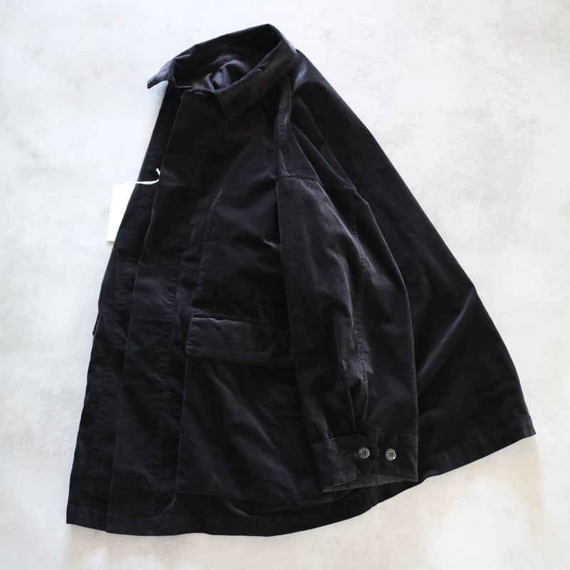 ensou. ベルベットカバーオール ブラック サイズM ensou. ベルベットカバーオール ブラック サイズM - メルカリ