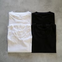 オープンエンドヤーンコットンジャージーTシャツ／TOUJOURS