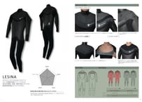 【MOON JELLY】LESINA セミドライ ウエットスーツ ロングストレッチジップ
