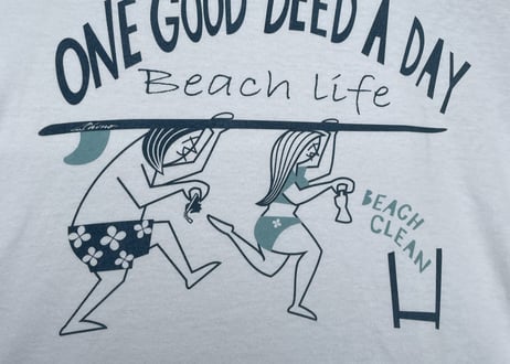 【ORIGINAL】 ＢＥＡＣＨ ＣＬＥＡＮ Tシャツ