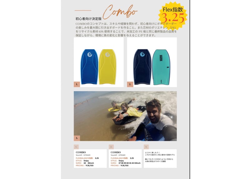 PRIDE】COMBO ボディボード 入門モデル | BEACH LIFE ｜SUP＆DOG