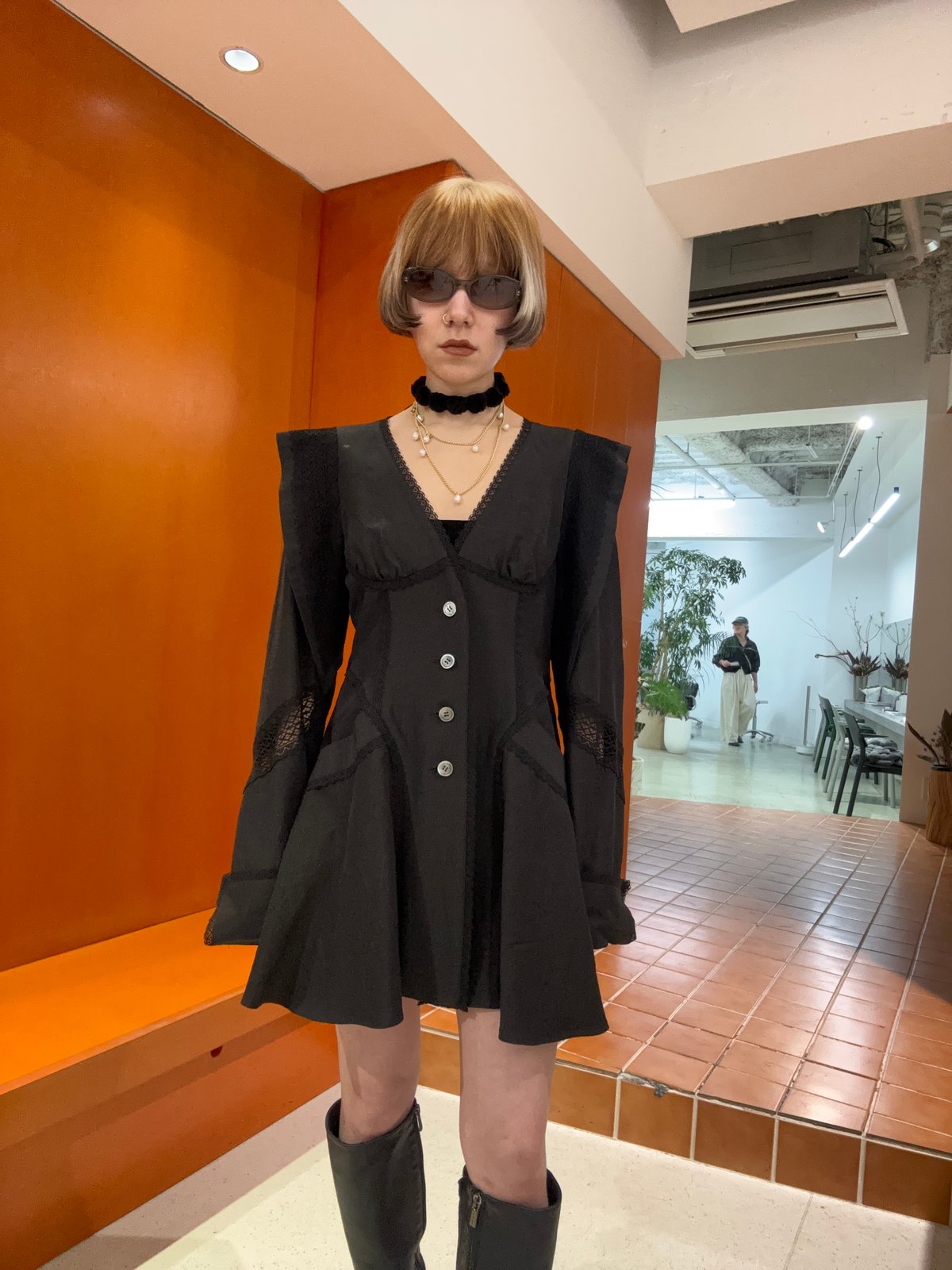 FETICO / LACE-PANELED JACKET | JURK TOKYO FETICO / LACE-PANELED JACKET | JURK TOKYO
