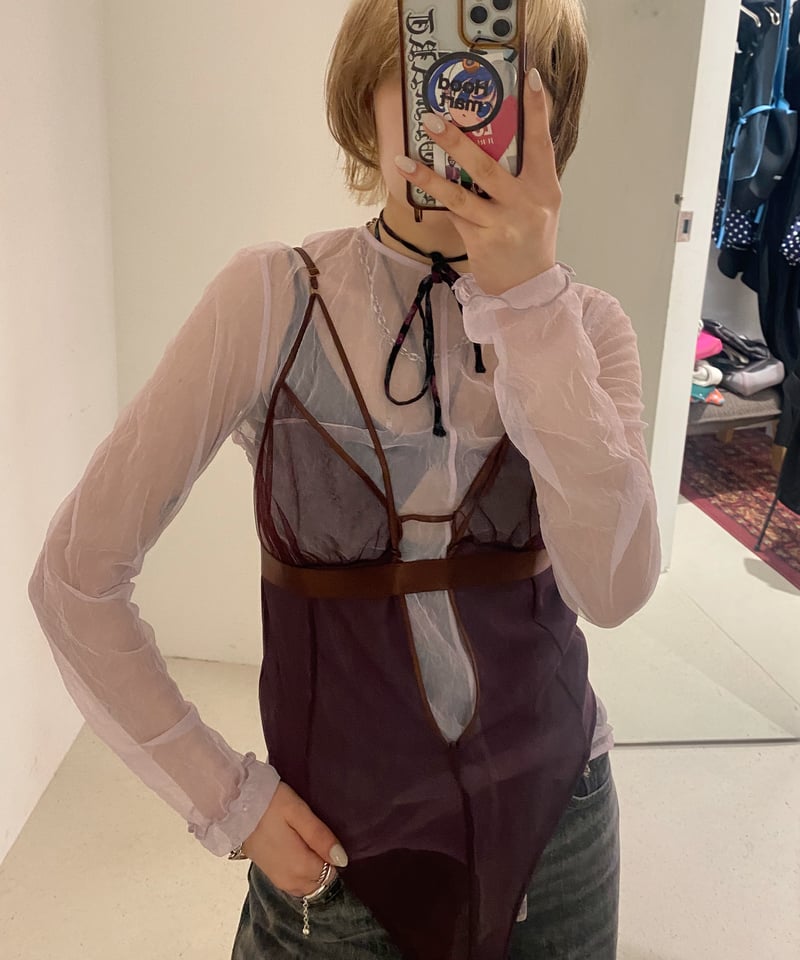 MUKASA / Tulle body suit | JURK shop tokyo