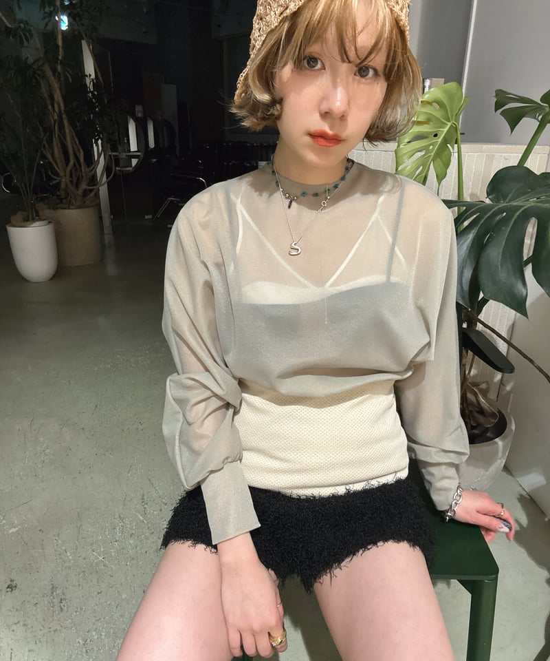 Jens / sheer pullover | JURK shop tokyo