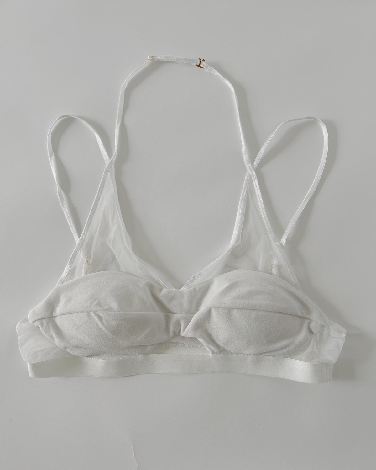 FETICO × JURK / SHEER PANELED VELVET BRALETTE | FETICO × JURK / SHEER PANELED VELVET BRALETTE |
