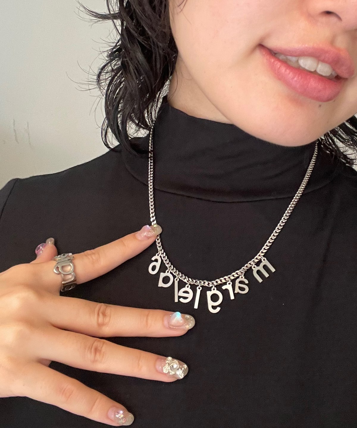 MM6 Maison Margiela|ロゴチャーム キーホルダー MM6 / letter logo ring | JURK shop tokyo