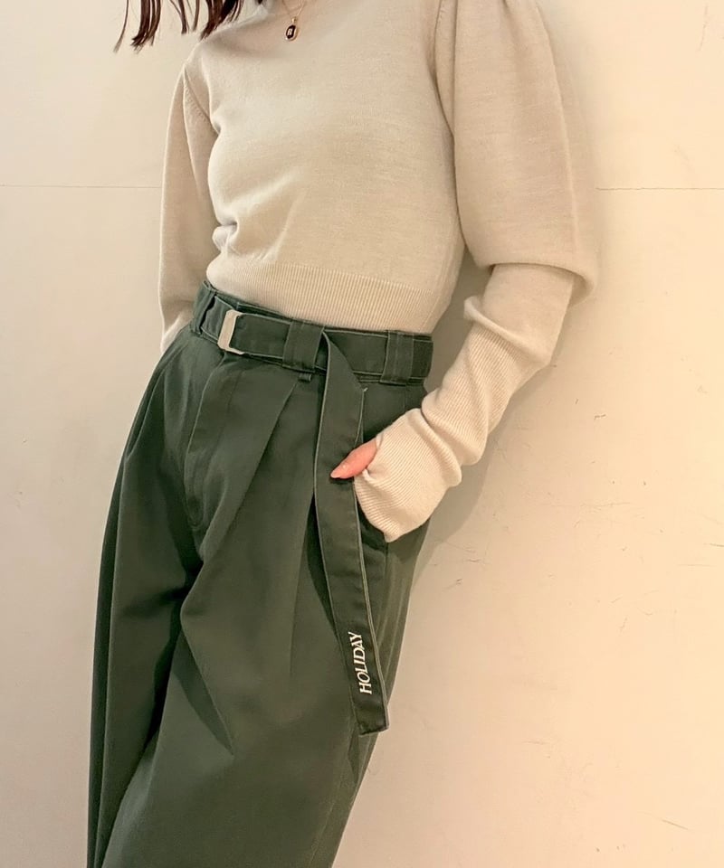 HOLIDAY / DICKIES BELTED 2TUCK PANTS | JURK sho
