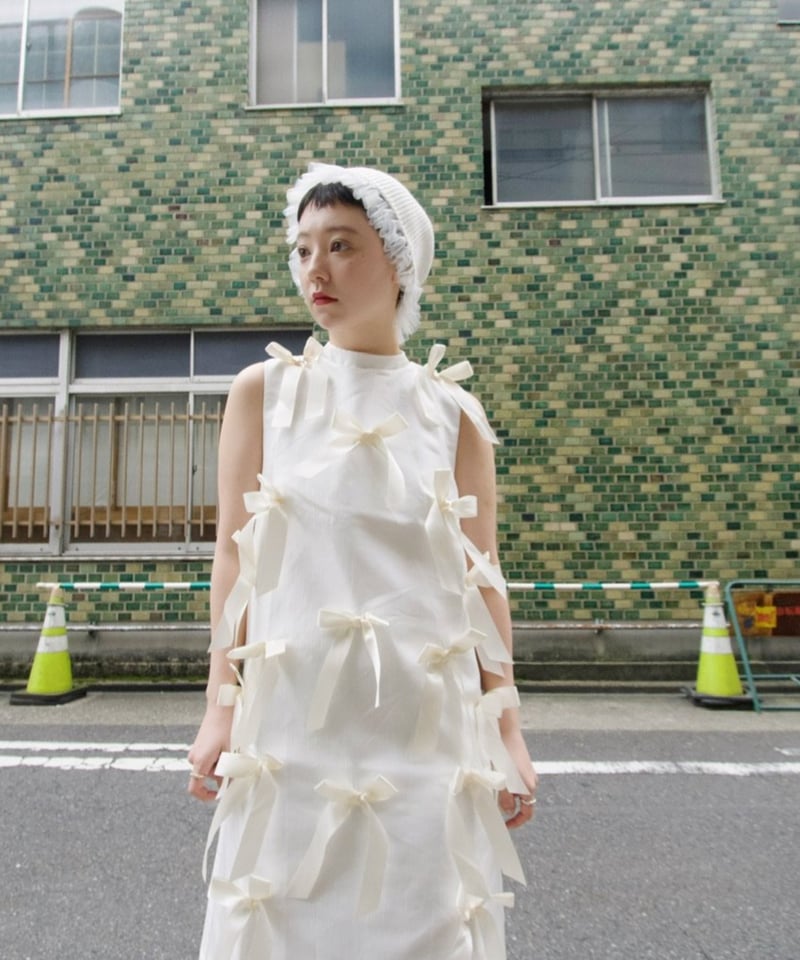 sister jane drop Bow ミディワンピース sister jane ボウタイワンピース sister jane drop Bow ミディ