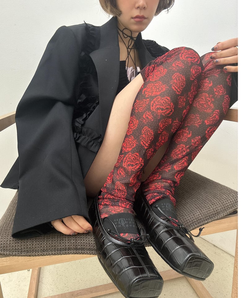 FUMIE=TANAKA / flower mesh socks | JURK shop tokyo