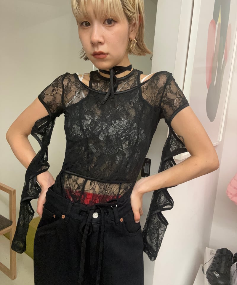 AKIKOAOKI / crber lace T | JURK shop tokyo AKIKOAOKI / crber lace T | JURK shop tokyo