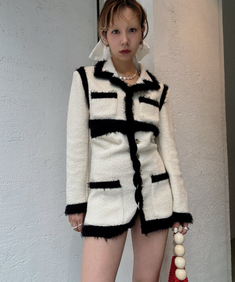 FETICO / Boucle knit short jacket | JURK shop t