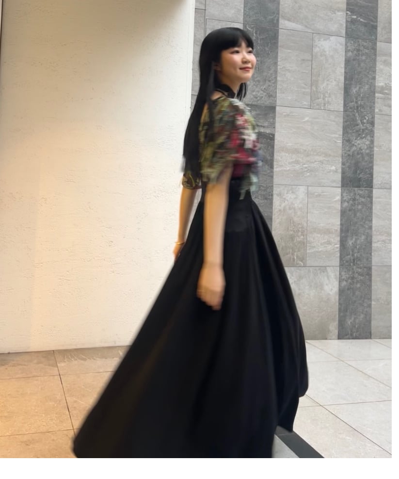 MURRAL / Floating flower lace blooming dress |