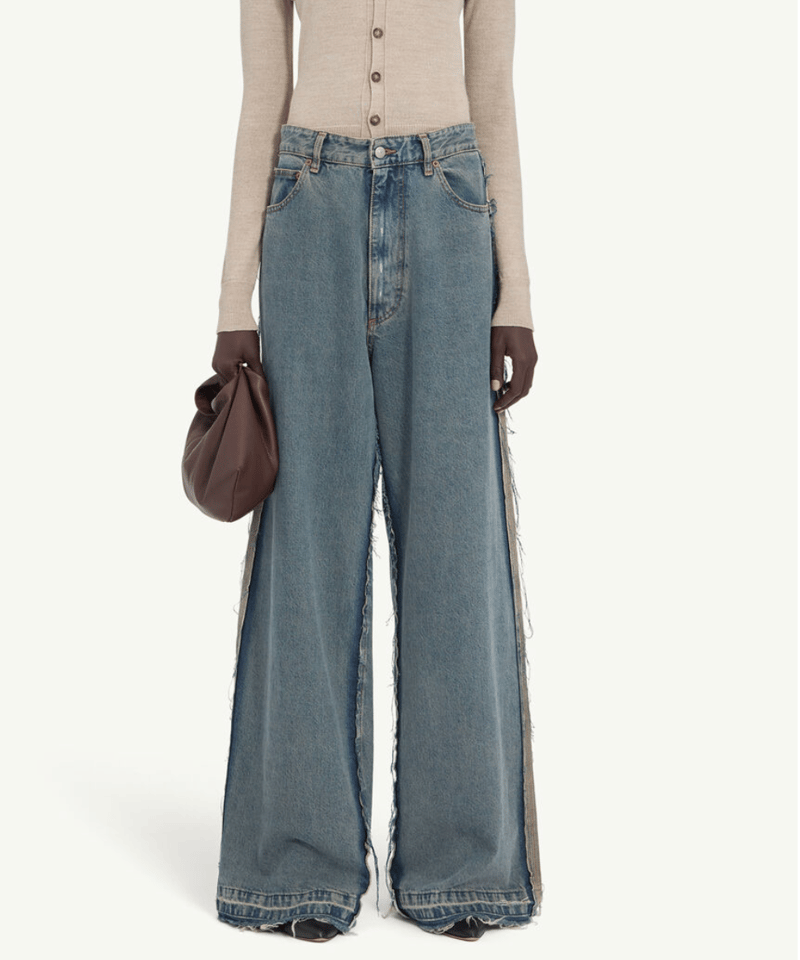 MM6 Maison Margiela / Cotton wide-leg jeans | J