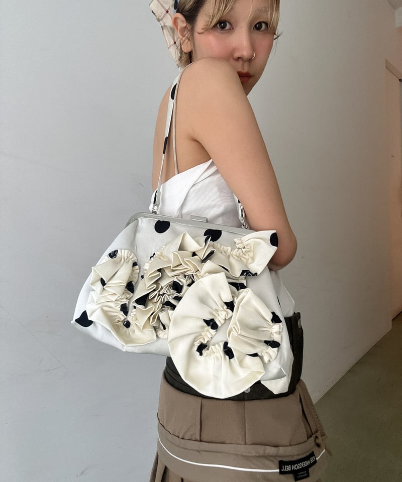 VIVIANO / Ruffle Hand Bag | JURK shop tokyo