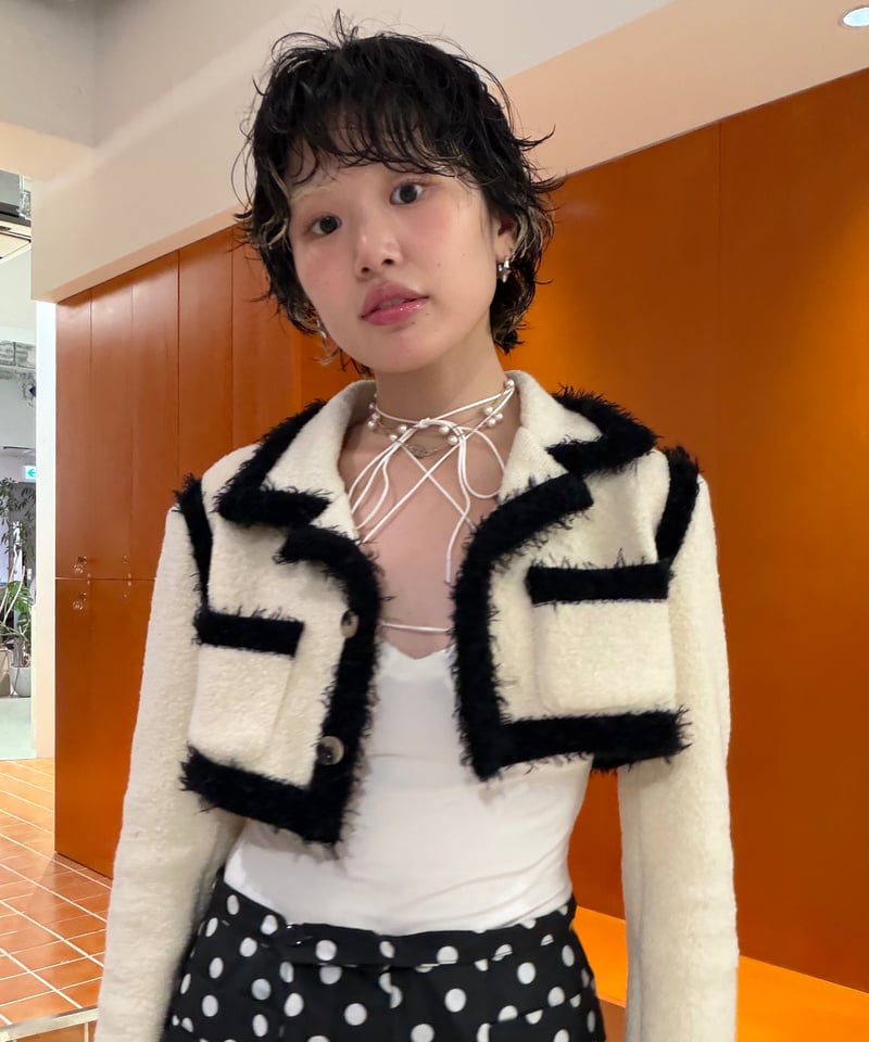 FETICO / Boucle knit short jacket | JURK shop t