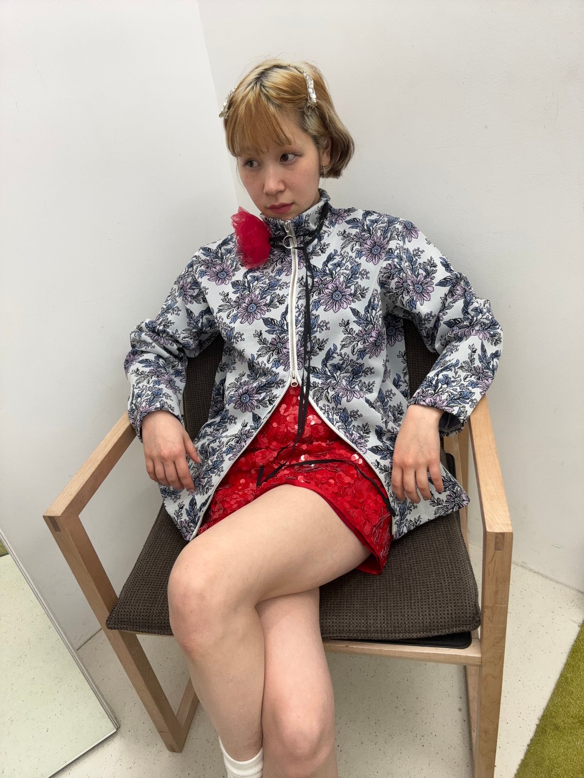 FUMIE=TANAKA / flower JQ zip | JURK TOKYO FUMIE=TANAKA / flower JQ zip | JURK TOKYO