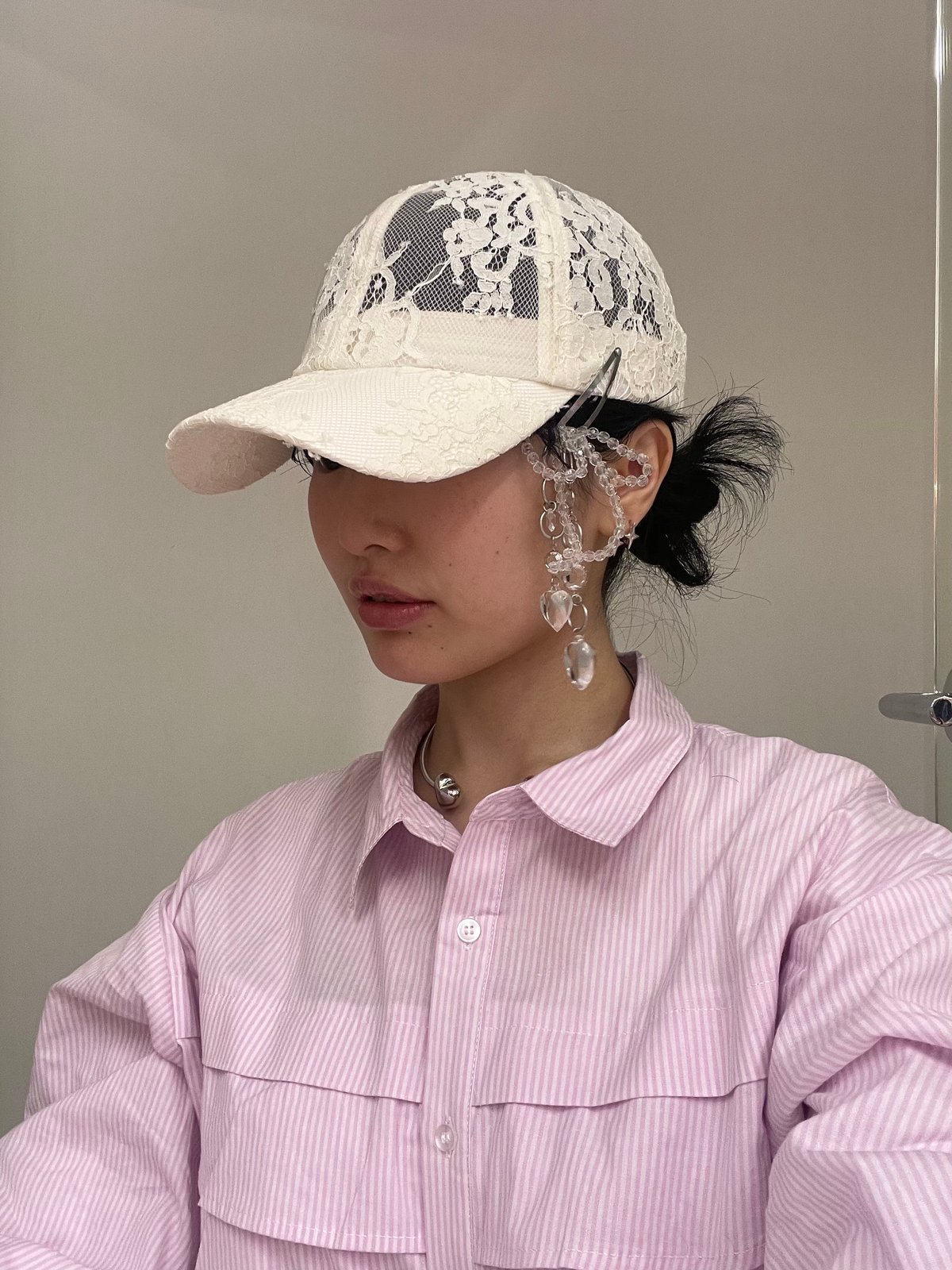 24SS Sequins Cap シルバースパンコールキャップ viviano VIVIANO（ヴィヴィアーノ）の「VIVIANO/ヴィヴィアーノ Sequins