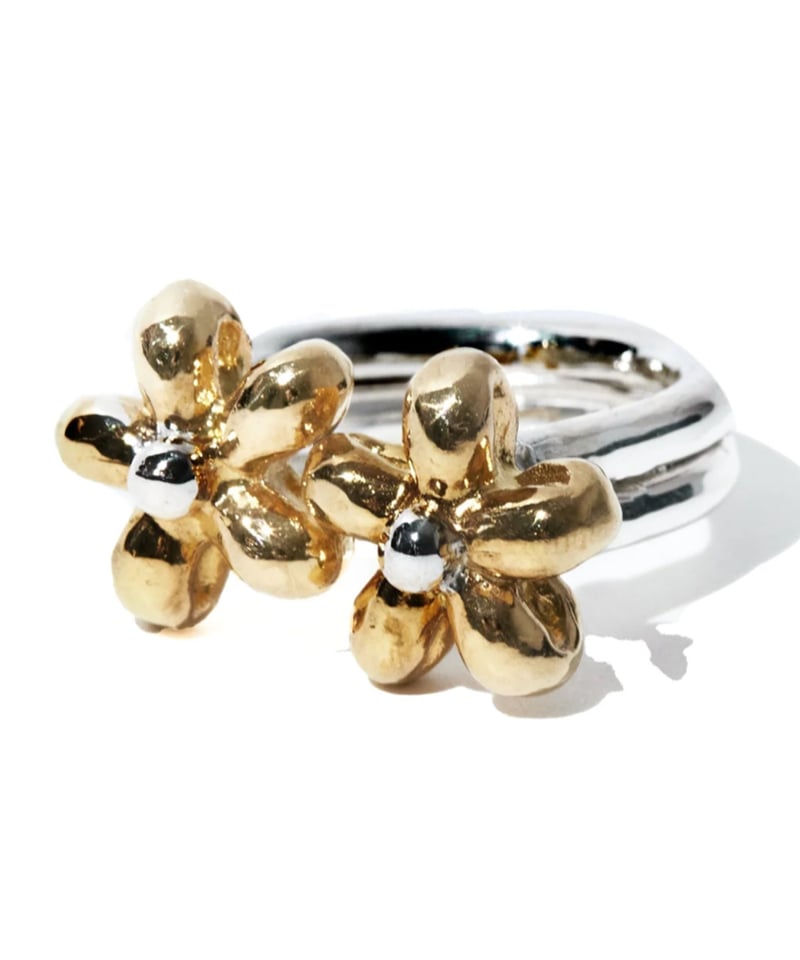 MAISON D'PULSE メゾンドパルス flower charm リング MAISON D'PULSE / Ring flower charm | JURK shop