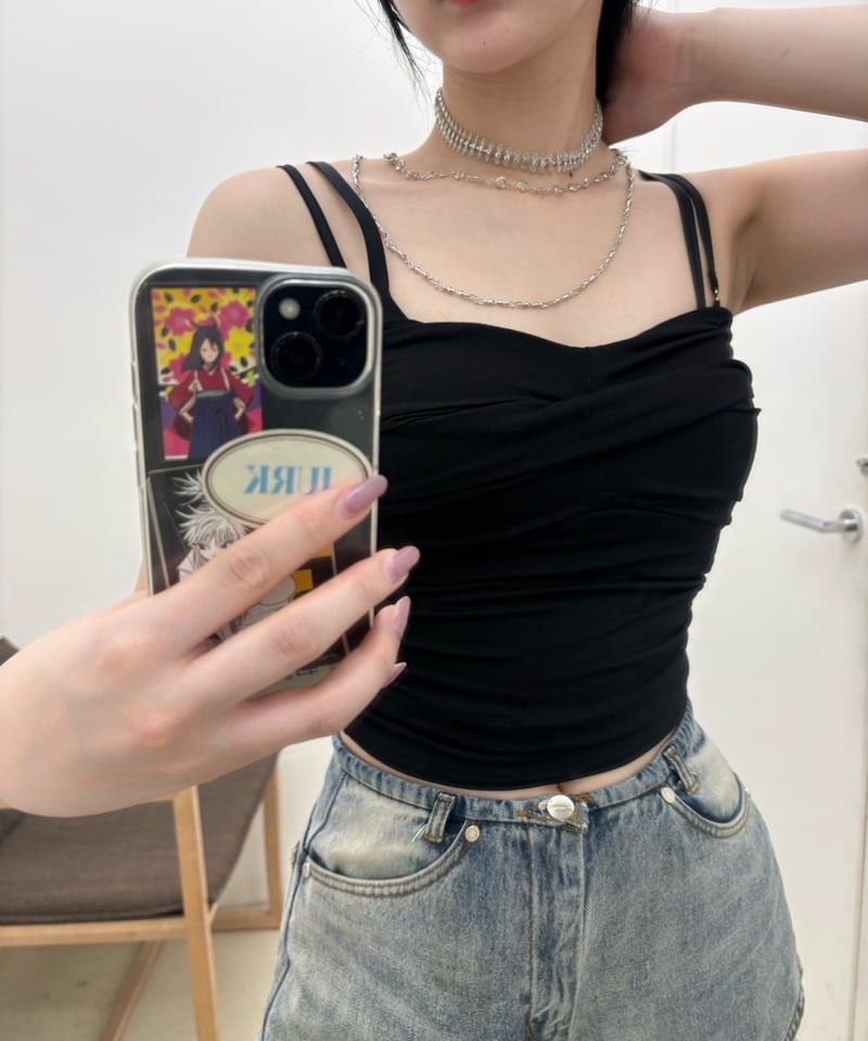 Determ; / Collagen Gathered Cami | JURK shop tokyo