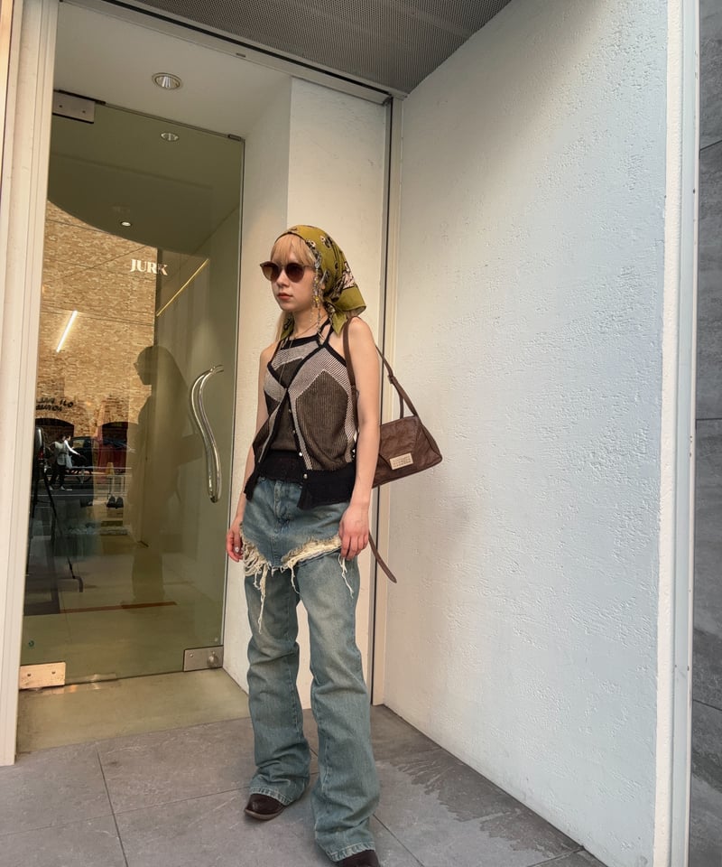 お盆限定価格MURRAL Pigment knit camisole top お盆限定価格MURRAL Pigment knit camisole top MURRAL